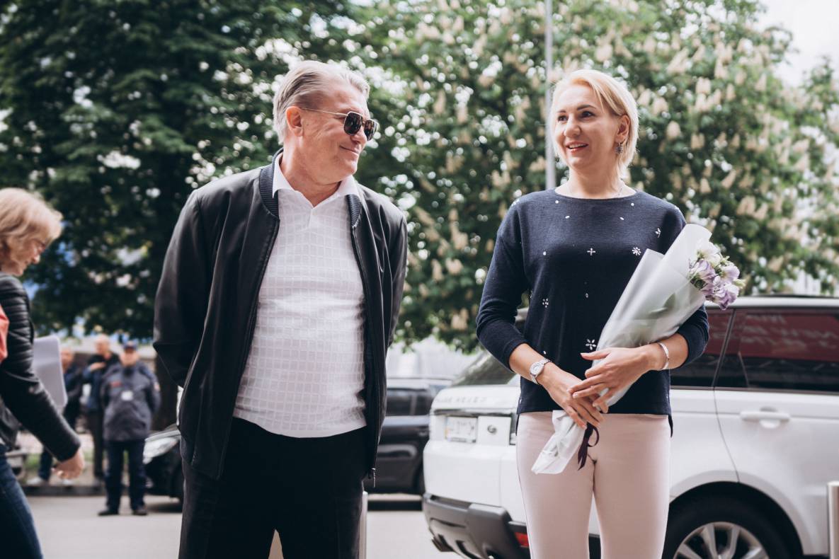 Відкриття зірок Олегу Блохіну, Олені Підгрушній та зірки пам'яті Валерію Лобановському image-0 Відкриття зірок Олегу Блохіну, Олені Підгрушній та зірки пам'яті Валерію Лобановському image-0