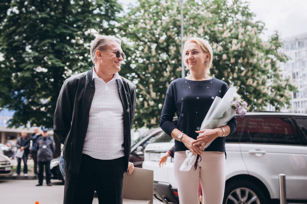 Відкриття зірок Олегу Блохіну, Олені Підгрушній та зірки пам'яті Валерію Лобановському image-4 Відкриття зірок Олегу Блохіну, Олені Підгрушній та зірки пам'яті Валерію Лобановському image-4