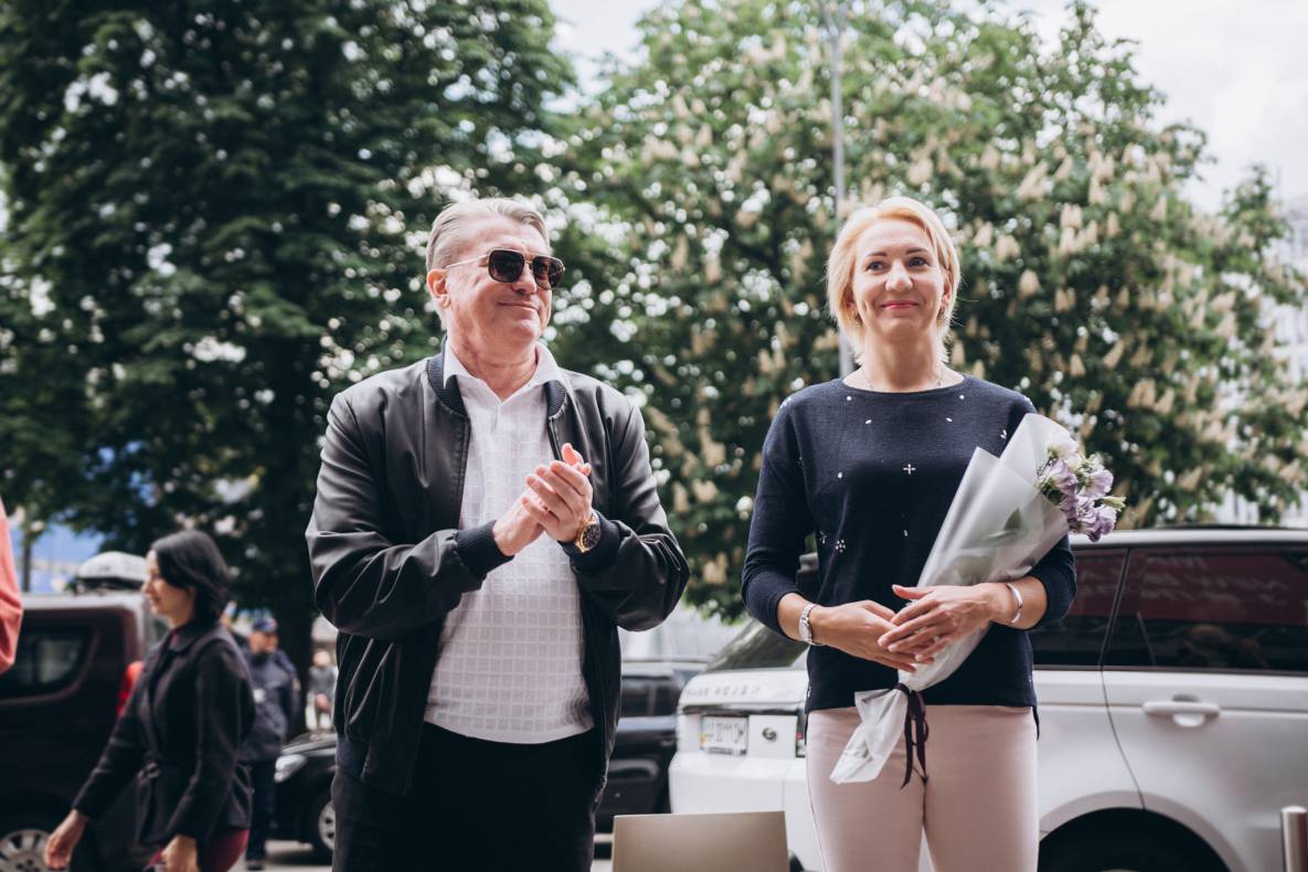 Відкриття зірок Олегу Блохіну, Олені Підгрушній та зірки пам'яті Валерію Лобановському image-6 Відкриття зірок Олегу Блохіну, Олені Підгрушній та зірки пам'яті Валерію Лобановському image-6