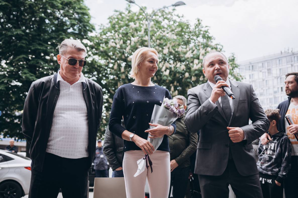 Відкриття зірок Олегу Блохіну, Олені Підгрушній та зірки пам'яті Валерію Лобановському image-13 Відкриття зірок Олегу Блохіну, Олені Підгрушній та зірки пам'яті Валерію Лобановському image-13