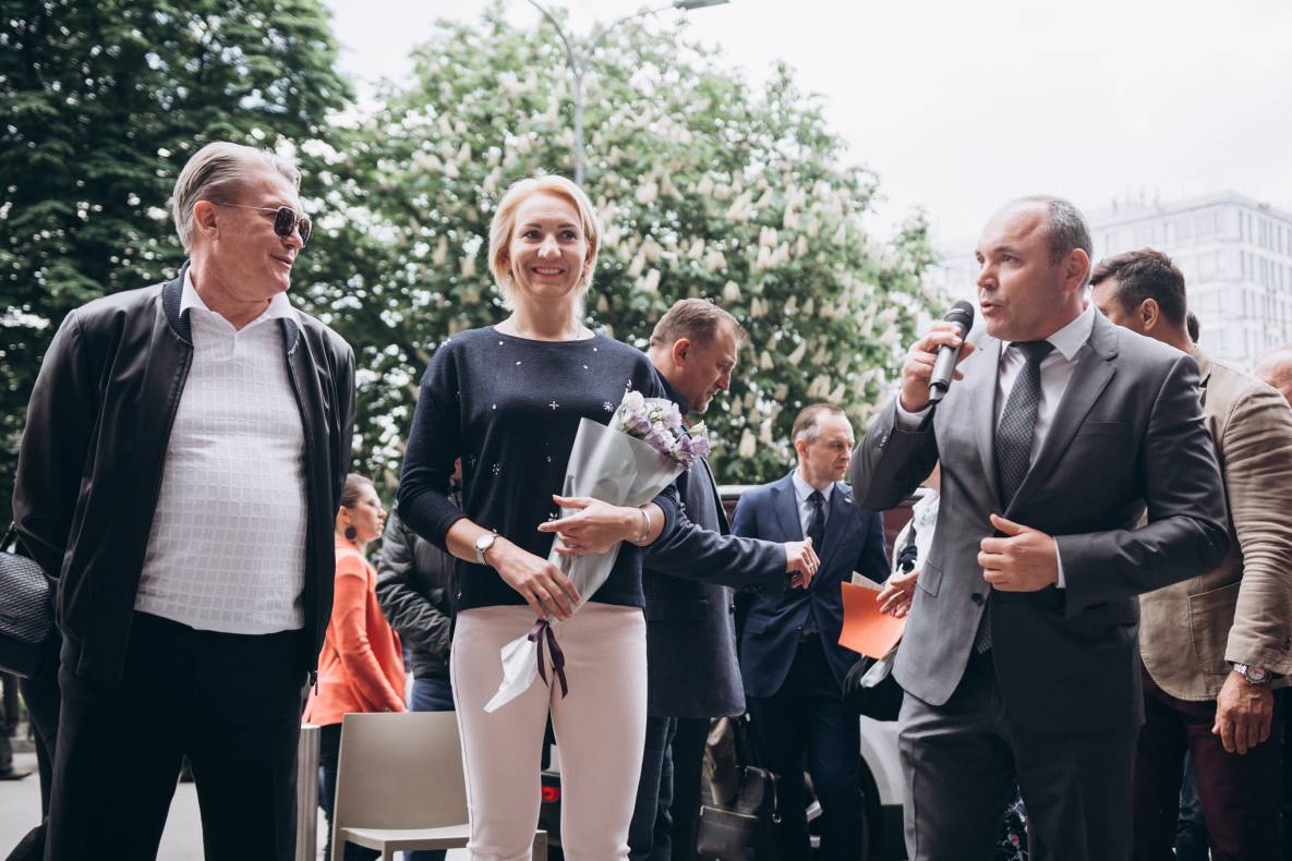 Відкриття зірок Олегу Блохіну, Олені Підгрушній та зірки пам'яті Валерію Лобановському image-16 Відкриття зірок Олегу Блохіну, Олені Підгрушній та зірки пам'яті Валерію Лобановському image-16