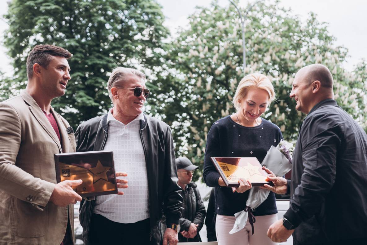 Відкриття зірок Олегу Блохіну, Олені Підгрушній та зірки пам'яті Валерію Лобановському image-24 Відкриття зірок Олегу Блохіну, Олені Підгрушній та зірки пам'яті Валерію Лобановському image-24
