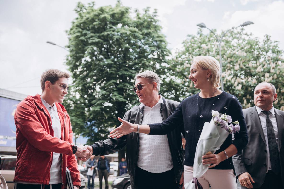 Відкриття зірок Олегу Блохіну, Олені Підгрушній та зірки пам'яті Валерію Лобановському image-35 Відкриття зірок Олегу Блохіну, Олені Підгрушній та зірки пам'яті Валерію Лобановському image-35