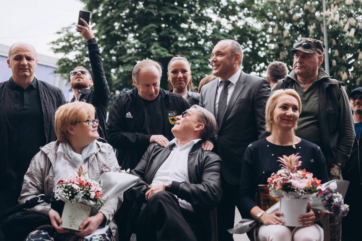 Відкриття зірок Олегу Блохіну, Олені Підгрушній та зірки пам'яті Валерію Лобановському image-41 Відкриття зірок Олегу Блохіну, Олені Підгрушній та зірки пам'яті Валерію Лобановському image-41