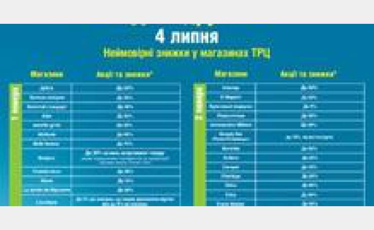 Грандіозний розпродаж - вже зовсім скоро!