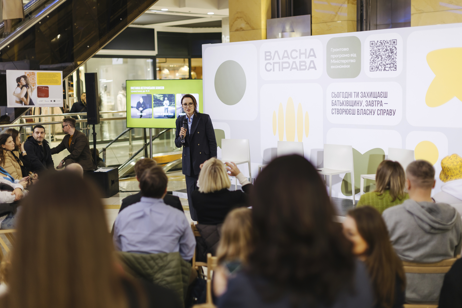 Відкриття виставки «Час створювати своє: гранти для ветеранів та другого з подружжя»  image-33