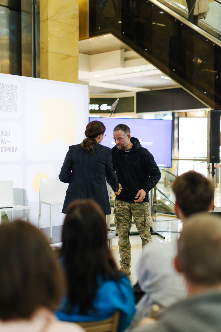 Відкриття виставки «Час створювати своє: гранти для ветеранів та другого з подружжя»  image-36