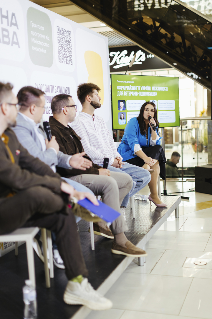 Відкриття виставки «Час створювати своє: гранти для ветеранів та другого з подружжя»  image-99