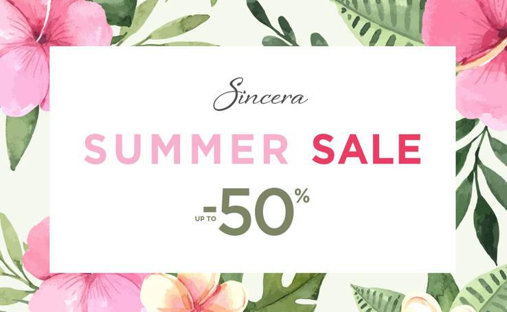 SUMMER SALE in Sincera!!!
