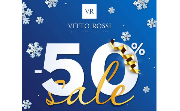 50% discount at VITTO ROSSI on shoes and accessories