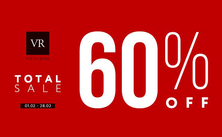 Discounts on all at VITTO ROSSI