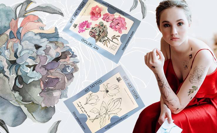 IIIIT ART STORE, buy 1 get 1 free temporary tattoo