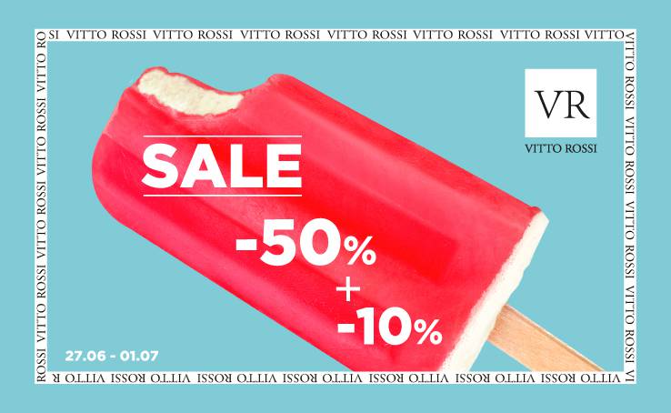 Summer discounts at VITTO ROSSI